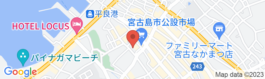 ゲストハウス綾道 <宮古島>の地図