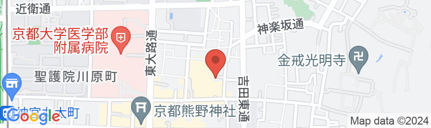 京町家聖護院の地図