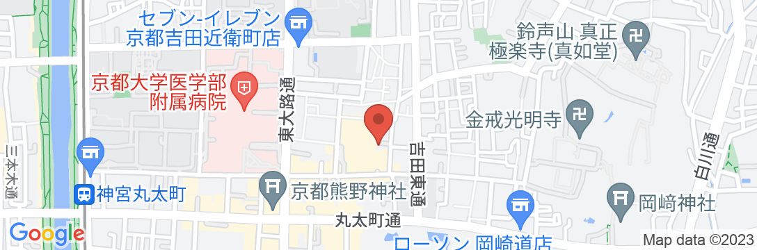 京町家聖護院の地図