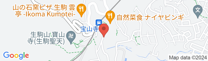 生駒のお宿 城山旅館の地図