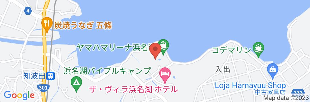 ザ ヴィラ 浜名湖(THE VILLA HAMANAKO)の地図
