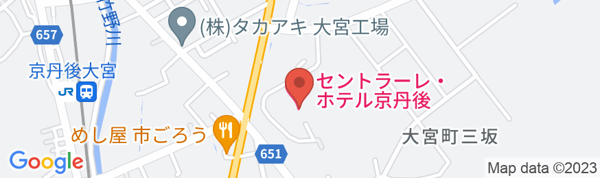 セントラーレ・ホテル京丹後の地図