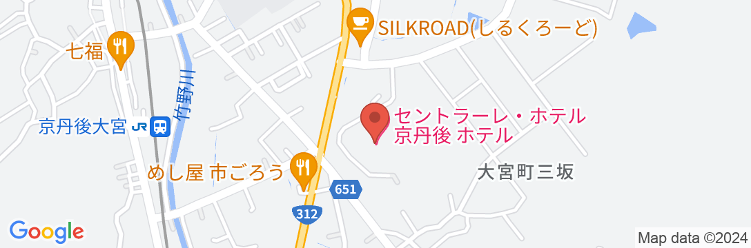 セントラーレ・ホテル京丹後の地図