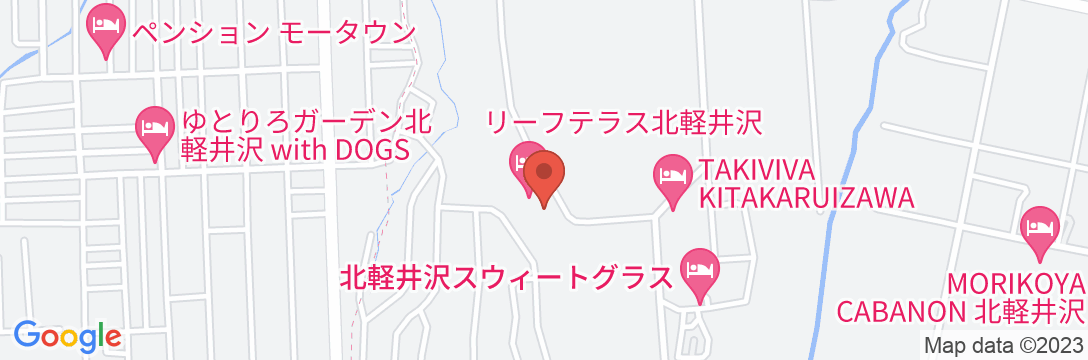 アミーズ・ヴィラ (旧 北軽井沢貸別荘CoCo)の地図