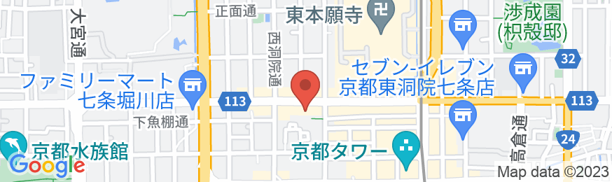 ホテルリブマックスBUDGET京都駅前の地図