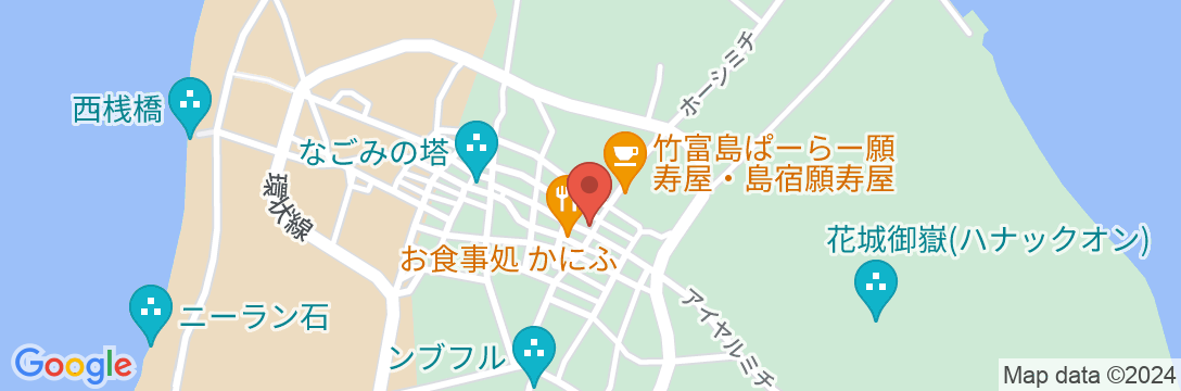 高那旅館 <竹富島>の地図