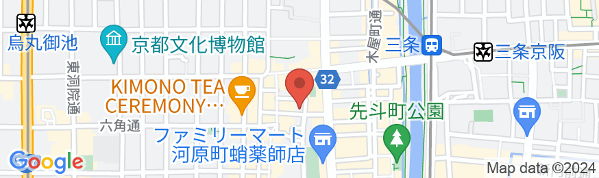 ホテルビスタプレミオ京都[河原町通]の地図