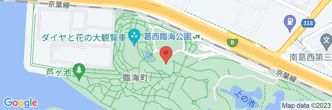 ホテルシーサイド江戸川の地図