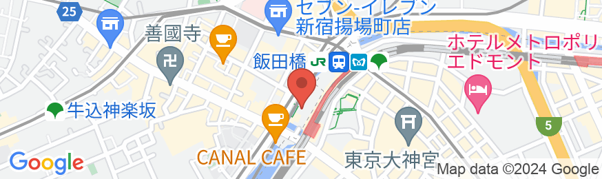 東京セントラルユースホステルの地図