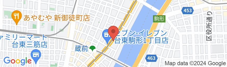 アパホテル〈浅草 蔵前〉の地図