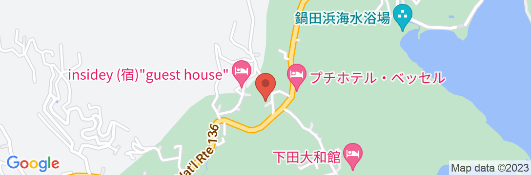 美波荘の地図