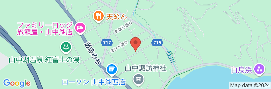 いやしの宿 ロータスカフェ 蓮の地図