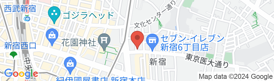 ヴィアイン新宿(JR西日本グループ)の地図