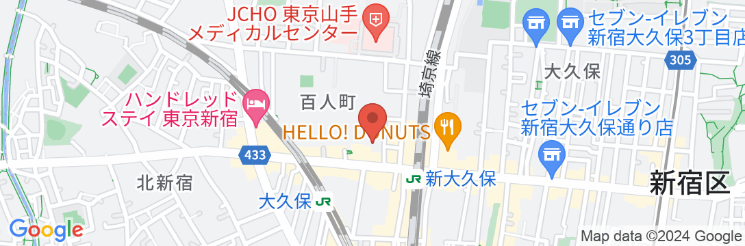 HaruHotel(ハルホテル)の地図