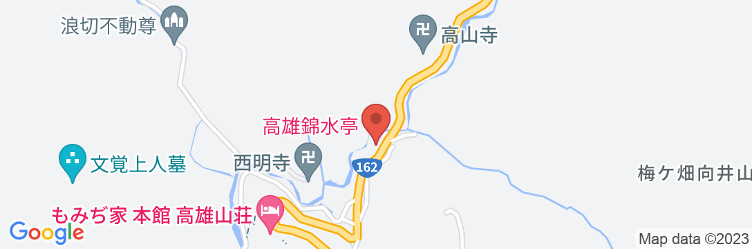 高雄錦水亭の地図