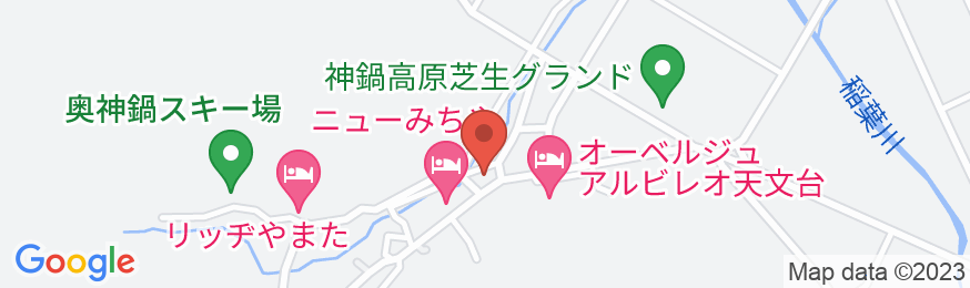 神鍋高原 ニューみちやの地図