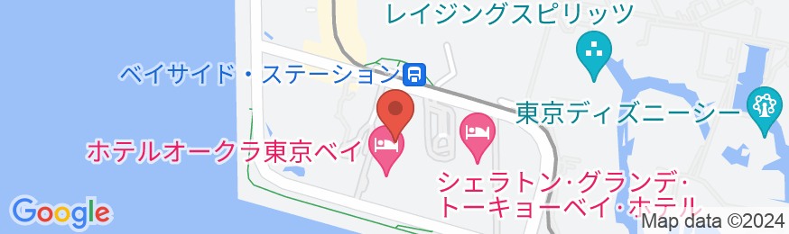 ホテルオークラ東京ベイの地図
