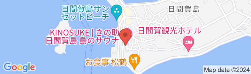 KINOSUKE|きの助 日間賀島 島のサウナの地図