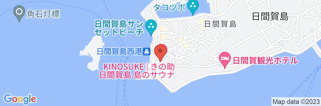 KINOSUKE|きの助 日間賀島 島のサウナの地図