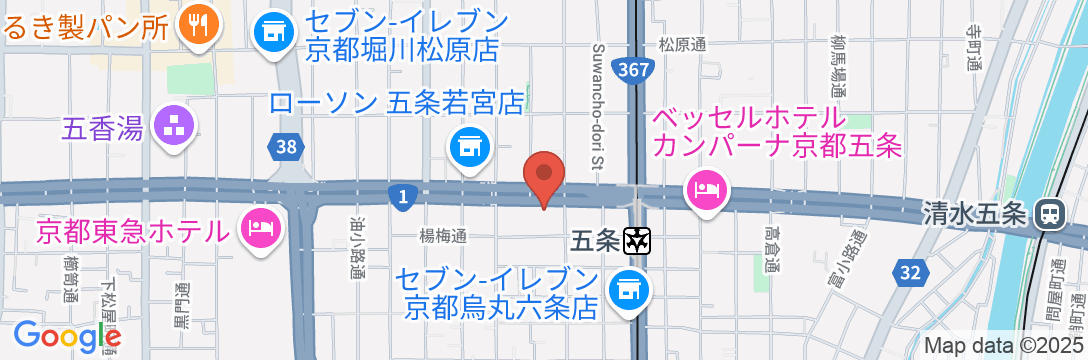 ゲストハウス錺屋の地図