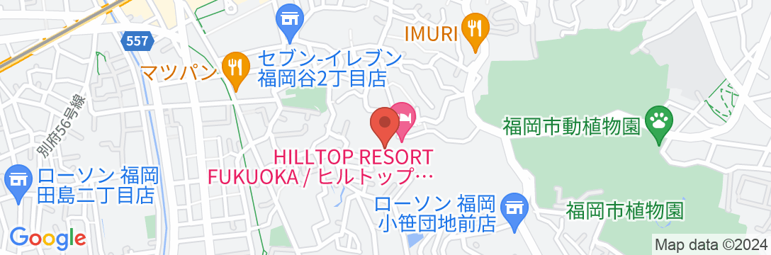 ヒルトップリゾート 福岡の地図