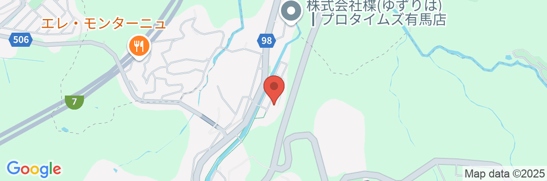 有馬温泉 ミント リゾートイン アリマの地図