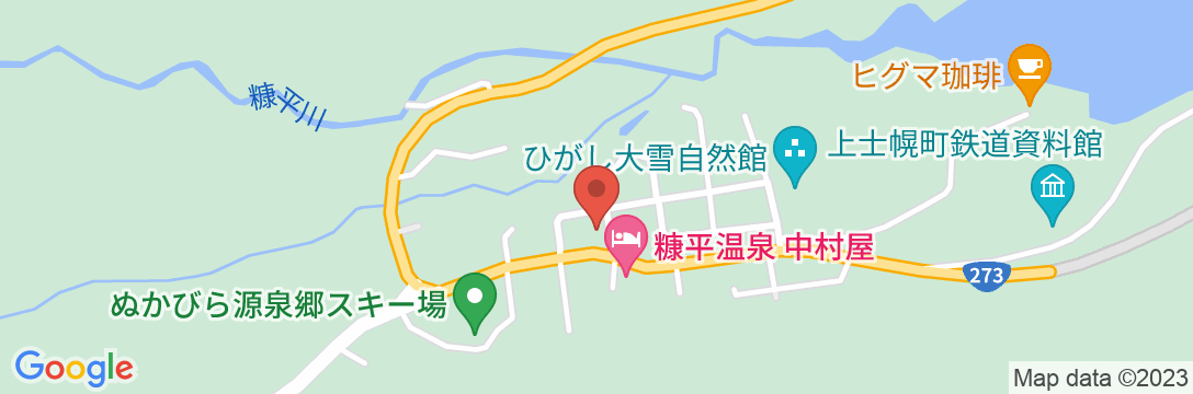 糠平館観光ホテルの地図