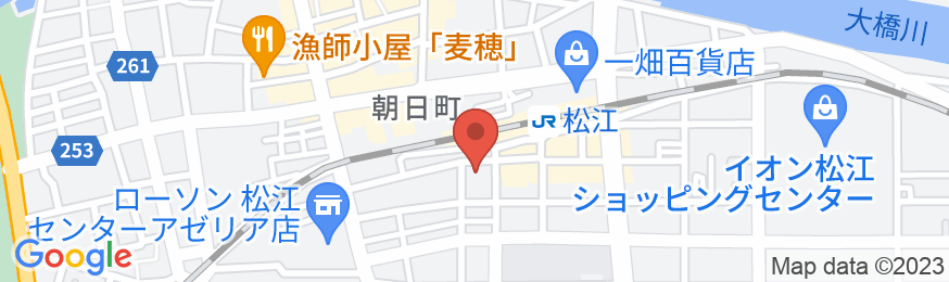 松江ユニバーサルホテル(ユニバーサルホテルチェーン)の地図