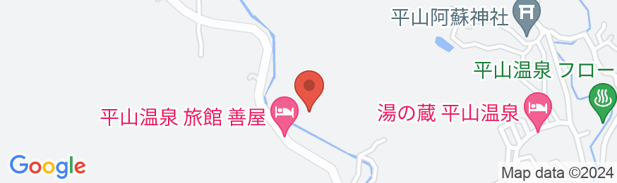 平山温泉 湯山別荘たいちの地図