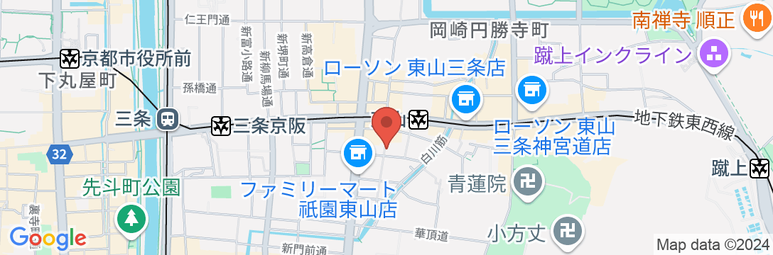 はる家 東山の地図