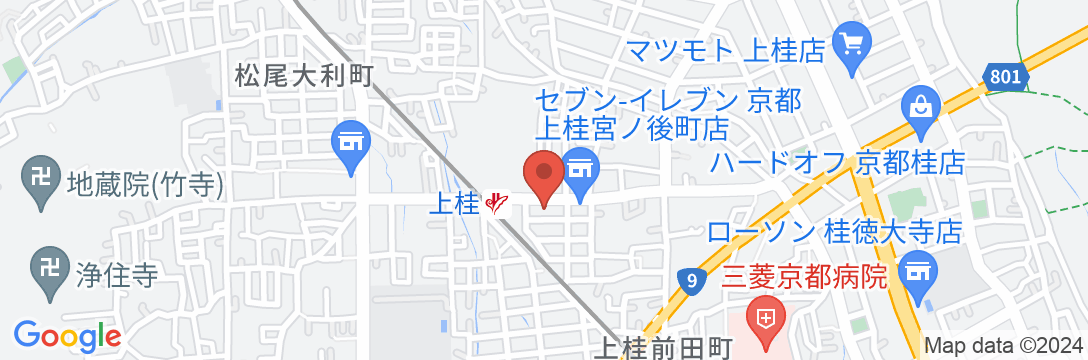 大山 Guest House Kyotoの地図