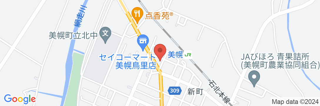 旅館青葉荘の地図