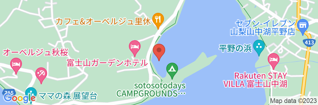 富士山ガーデンホテルの地図