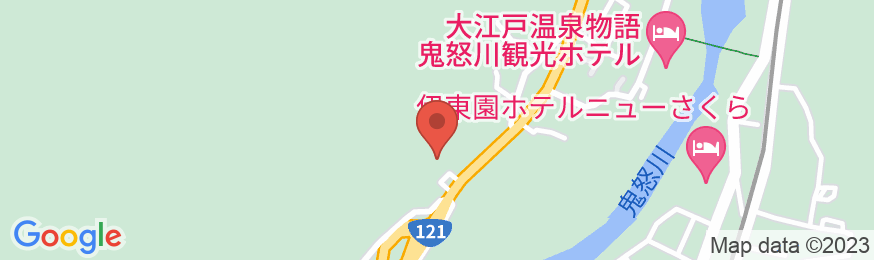 鬼怒川温泉 遊水紀行 ホテル大滝の地図