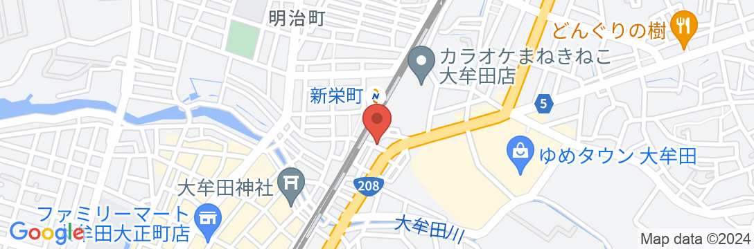 ビジネスホテル わらじ家別館の地図