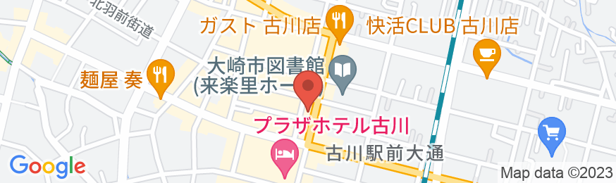 ホテル古川ヒルズ 古川駅前(BBHホテルグループ)の地図