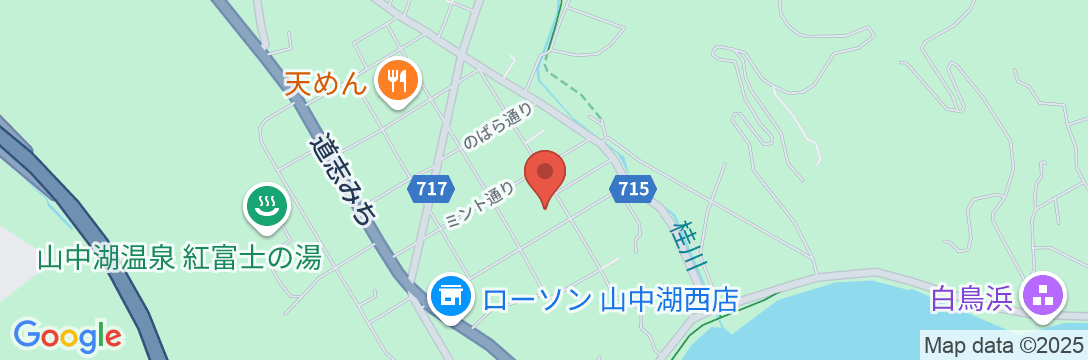 やすらぎの宿 ハットリ荘の地図