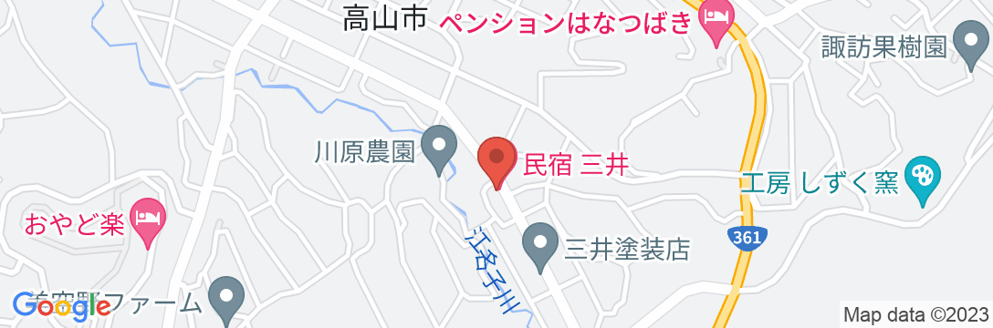 民宿三井の地図