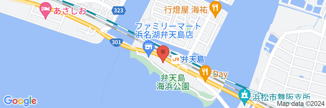浜名湖弁天島リゾート THE OCEANの地図
