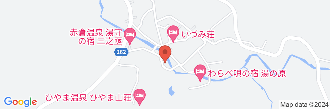 赤倉温泉 みどりや旅館の地図