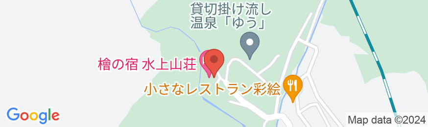谷川温泉 檜の宿 水上山荘の地図