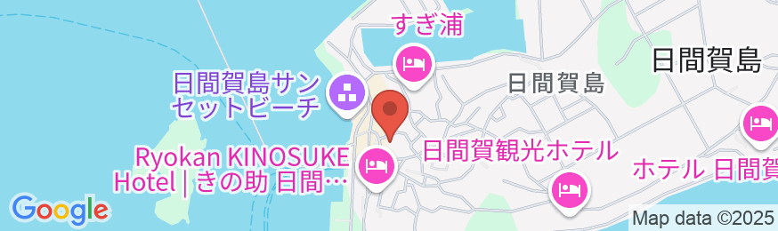 日間賀島 民宿 明石の地図