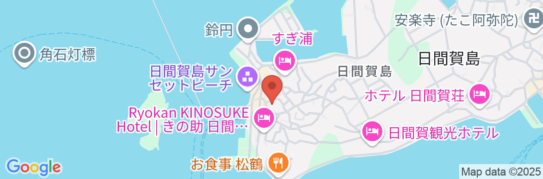 日間賀島 民宿 明石の地図