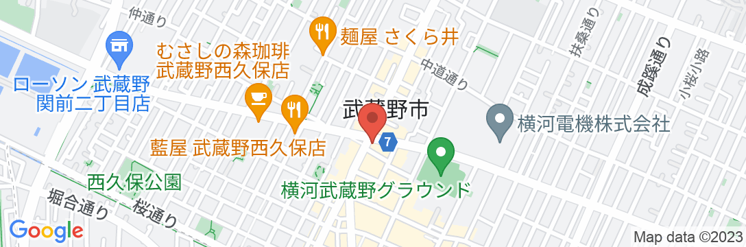 リッチモンドホテル東京武蔵野の地図