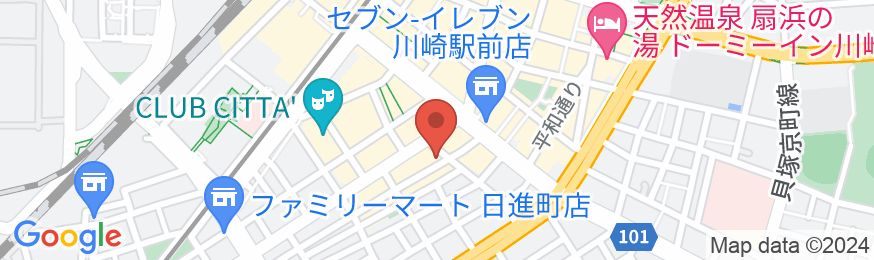 川崎リバーホテルの地図