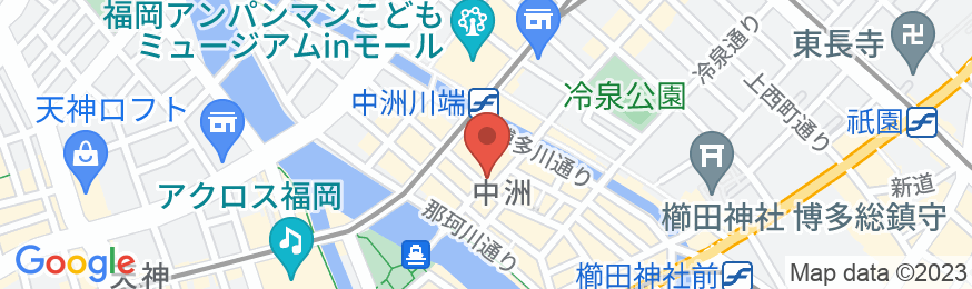 SPA & ホテル アビネル 福岡の地図
