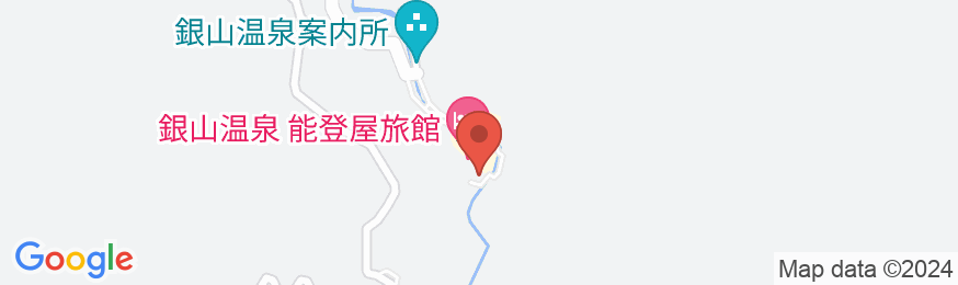 銀山温泉 滝と蕎麦の宿 瀧見舘の地図
