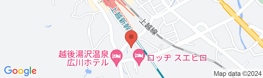 越後湯沢温泉 さくら亭の地図
