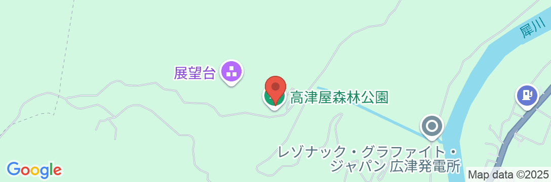高津屋森林公園の地図