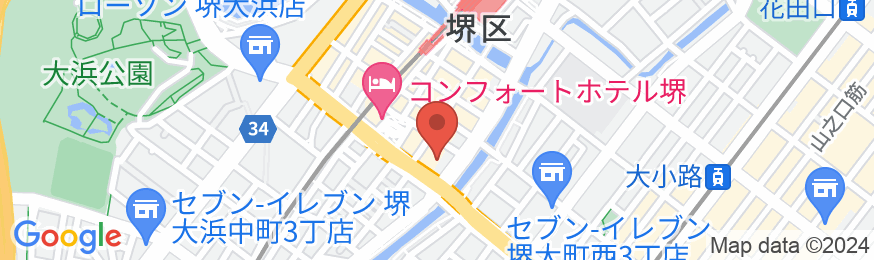 ホテルサンプラザ堺 ANNEXの地図